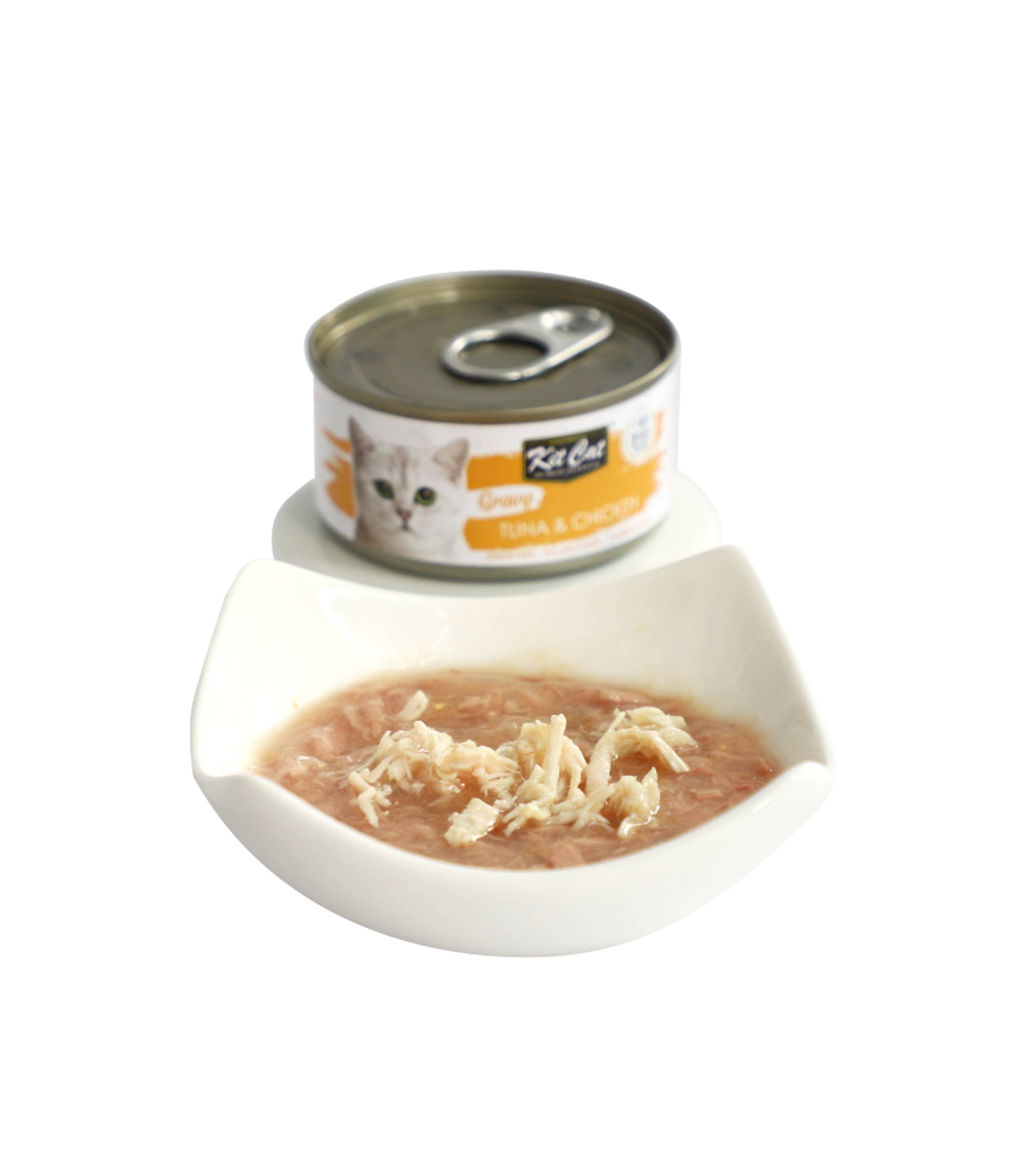 Kit Cat 70g Gravy Canned Tuna & Chicken Wet Cat Food image 5