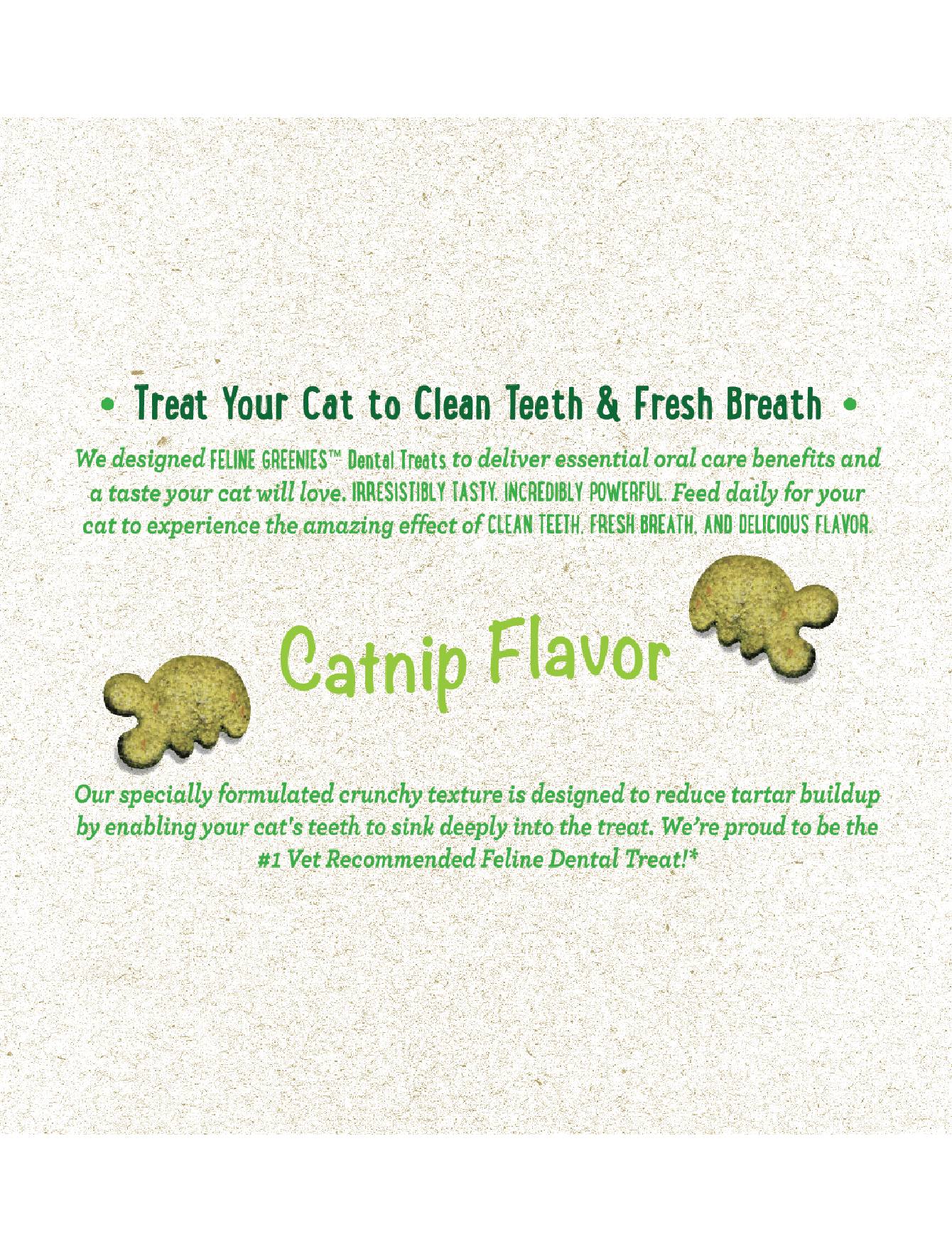 Greenies Cat 60g Feline Catnip Dental Cat Treats image 4