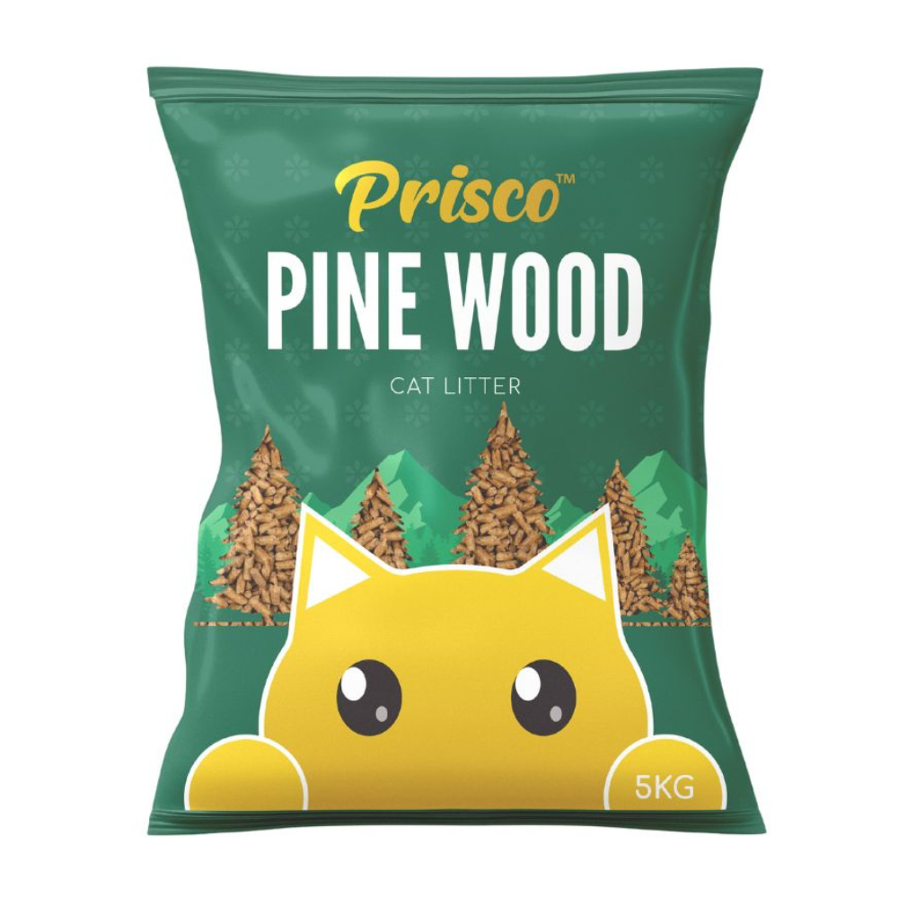 PRISCO PINE WOOD ORIGINAL 5KG CAT LITTER image 3