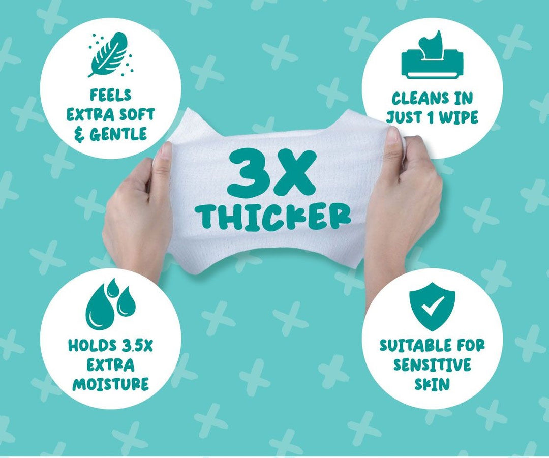 Absorb Plus Antibacterial Pet Wipes 80 Sheets (15cm x 20cm) Peppermint image 9