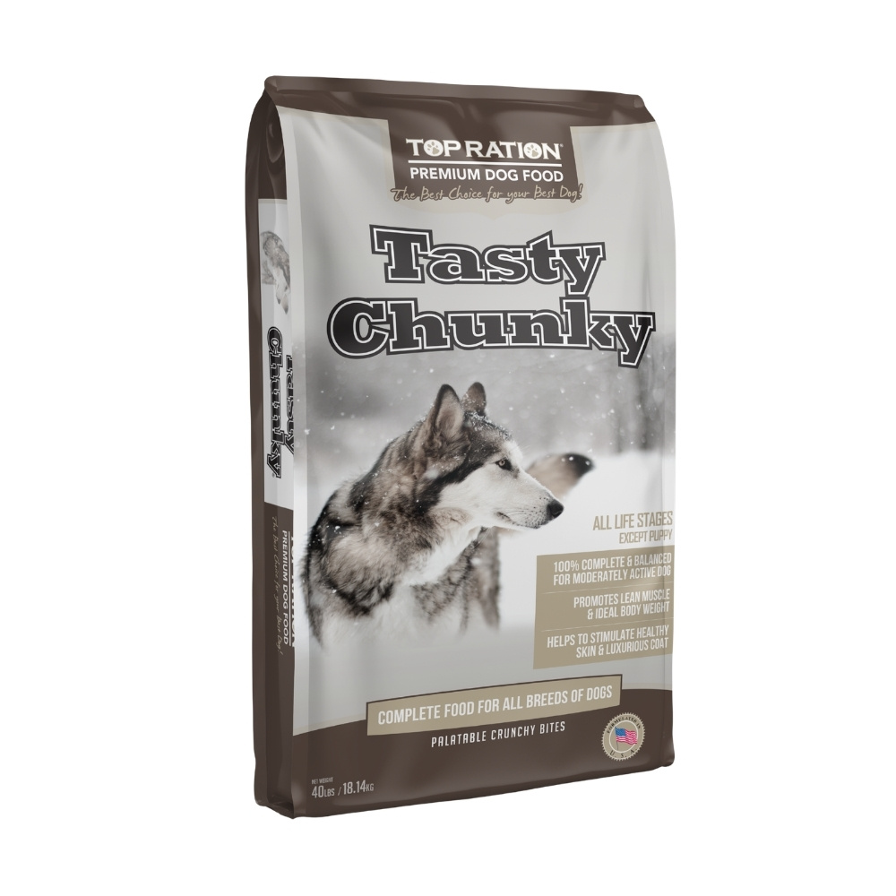 Top Ration Dog Tasty Chunky Premium Dry Dog Food image 4