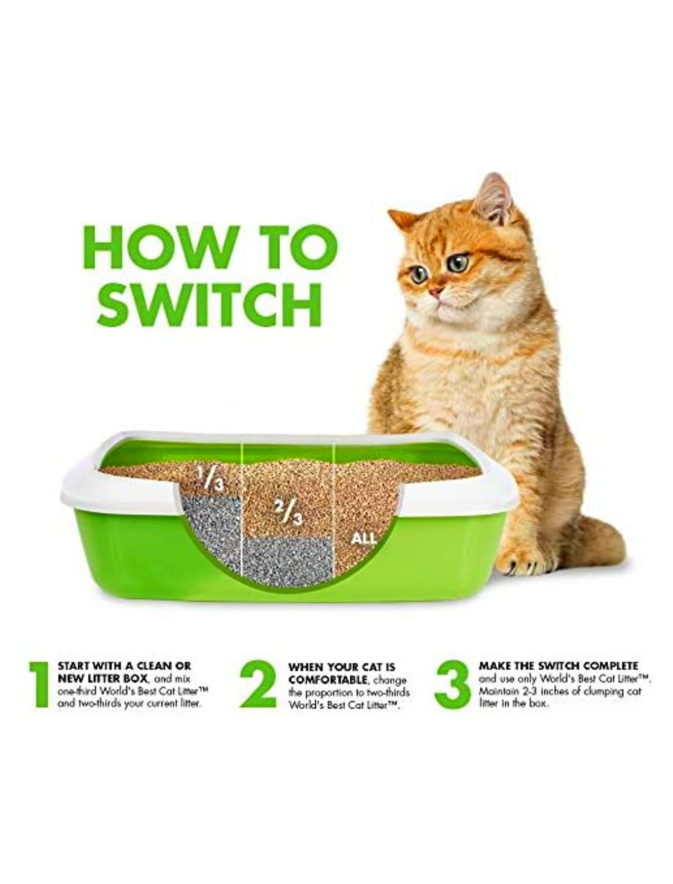 WORLD'S BEST CAT LITTER 7lb/3.18kg Clumping Formula Cat Litter image 4