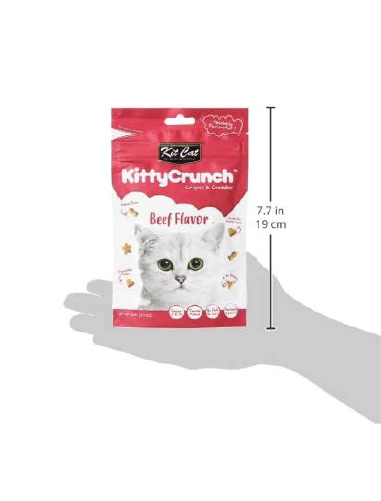 Kit Cat 60g Kitty Crunch Beef Flavour Cat Treat (EXP: 06 Feb 2027) image 5