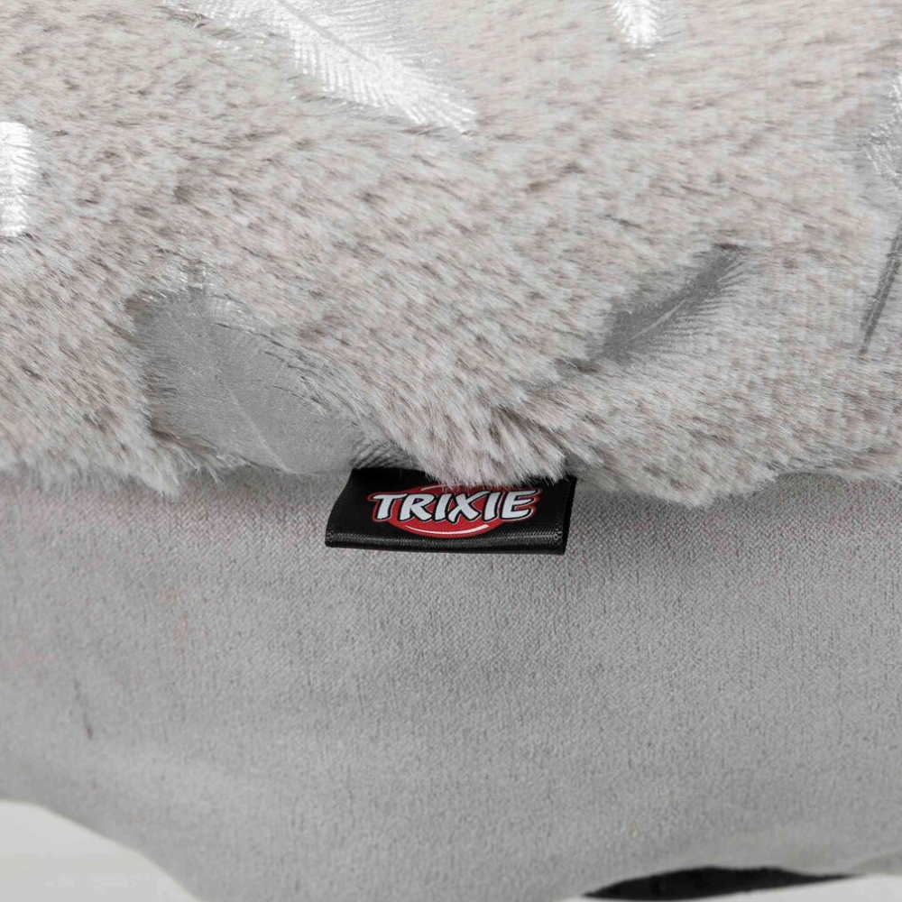 Trixie Feather Bed Round ø 50 cm, Grey/Silver image 4