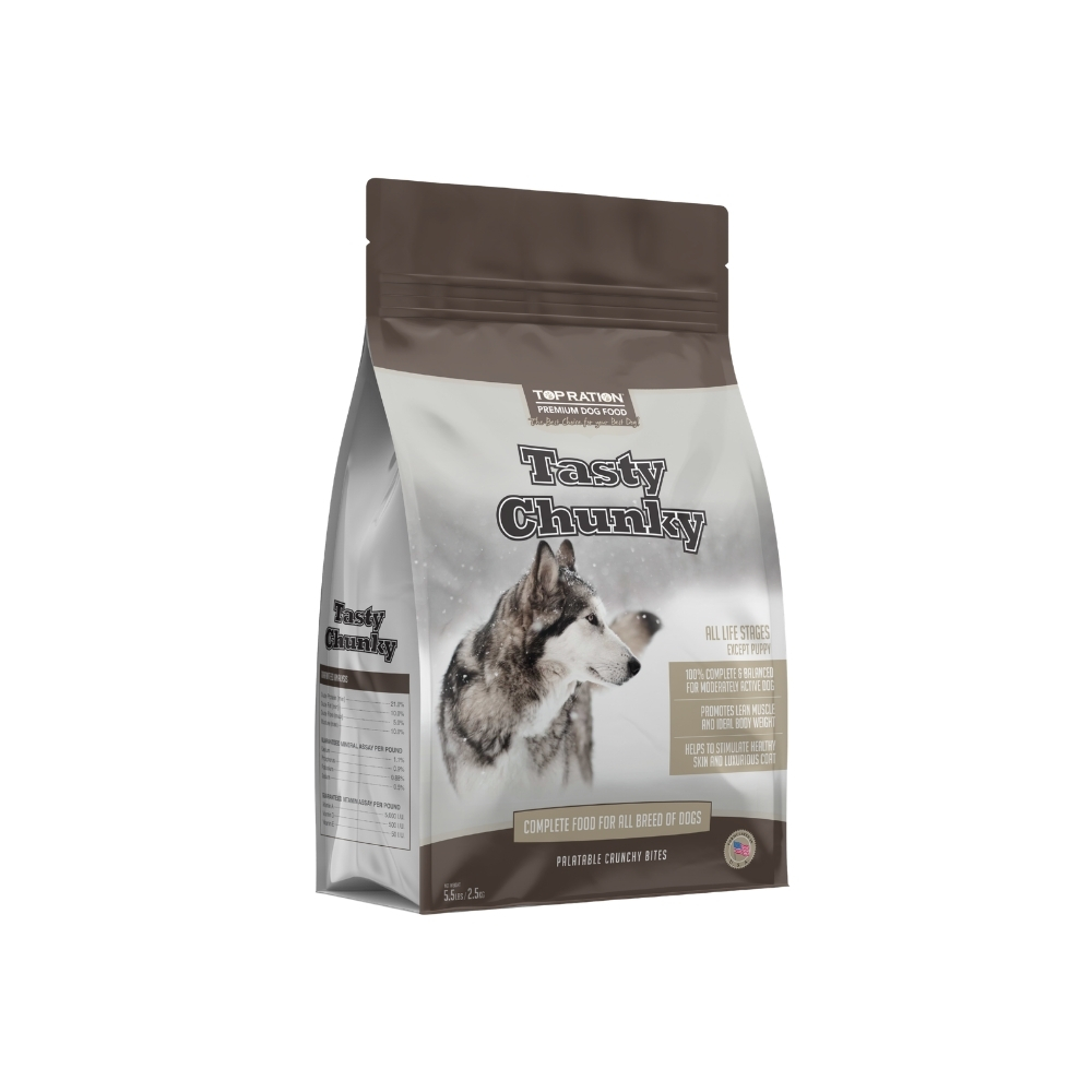 Top Ration Dog Tasty Chunky Premium Dry Dog Food image 5