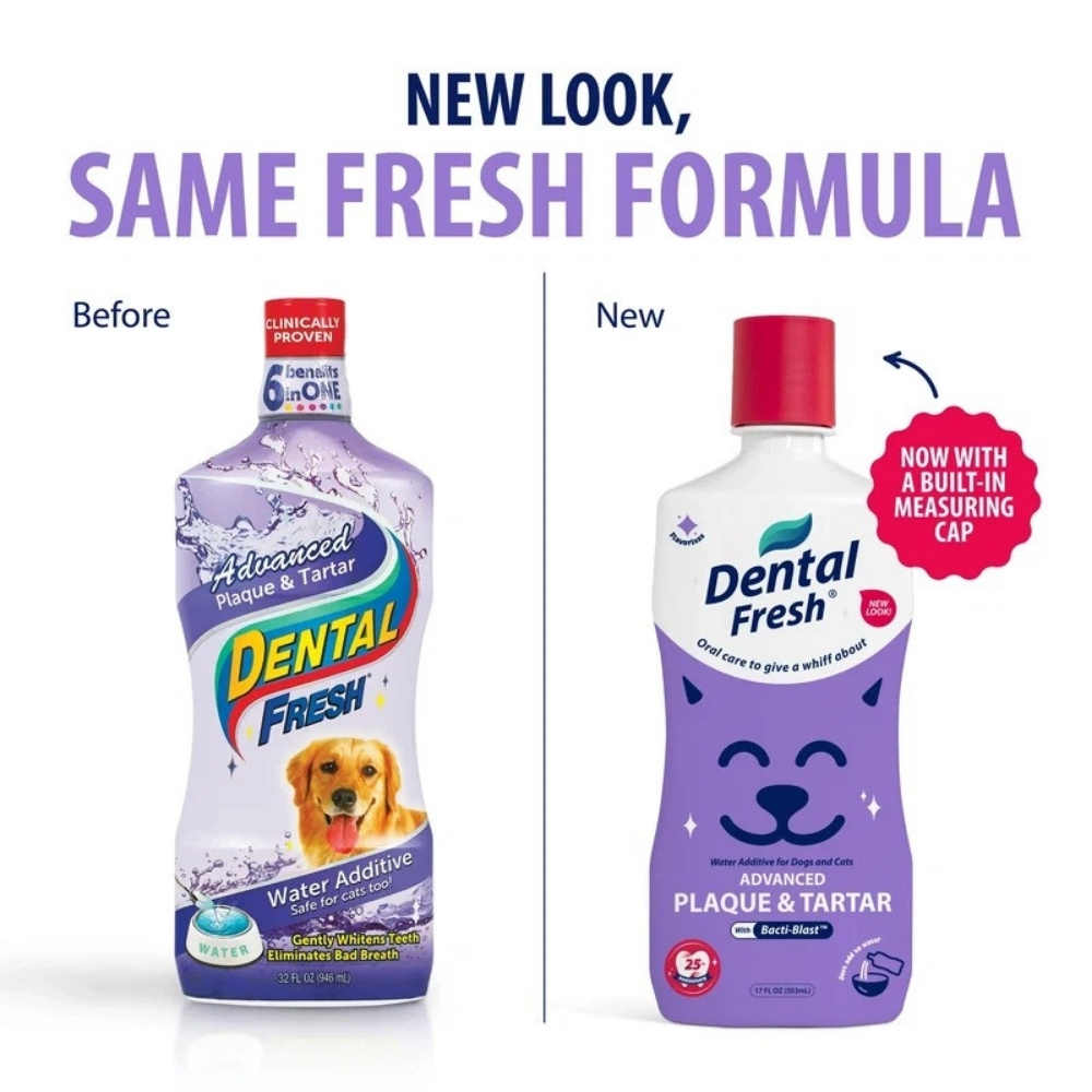 Dental Fresh Water Additive Advanced Plaque & Tartar for Dogs & Cats 8oz (237ml) image 7