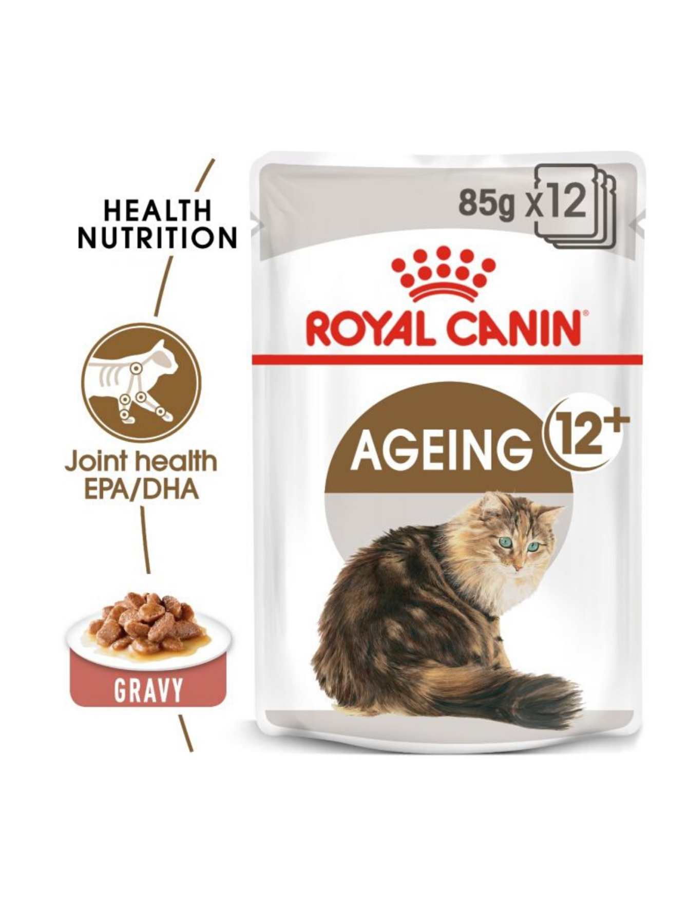 Royal Canin Cat 85g Ageing 12+ Gravy Wet Cat Food image 2