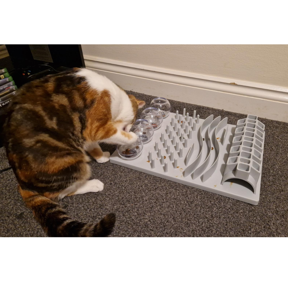 Trixie Cat Activity Fun Board Strategy Game Light Grey, 30 × 40 cm image 11