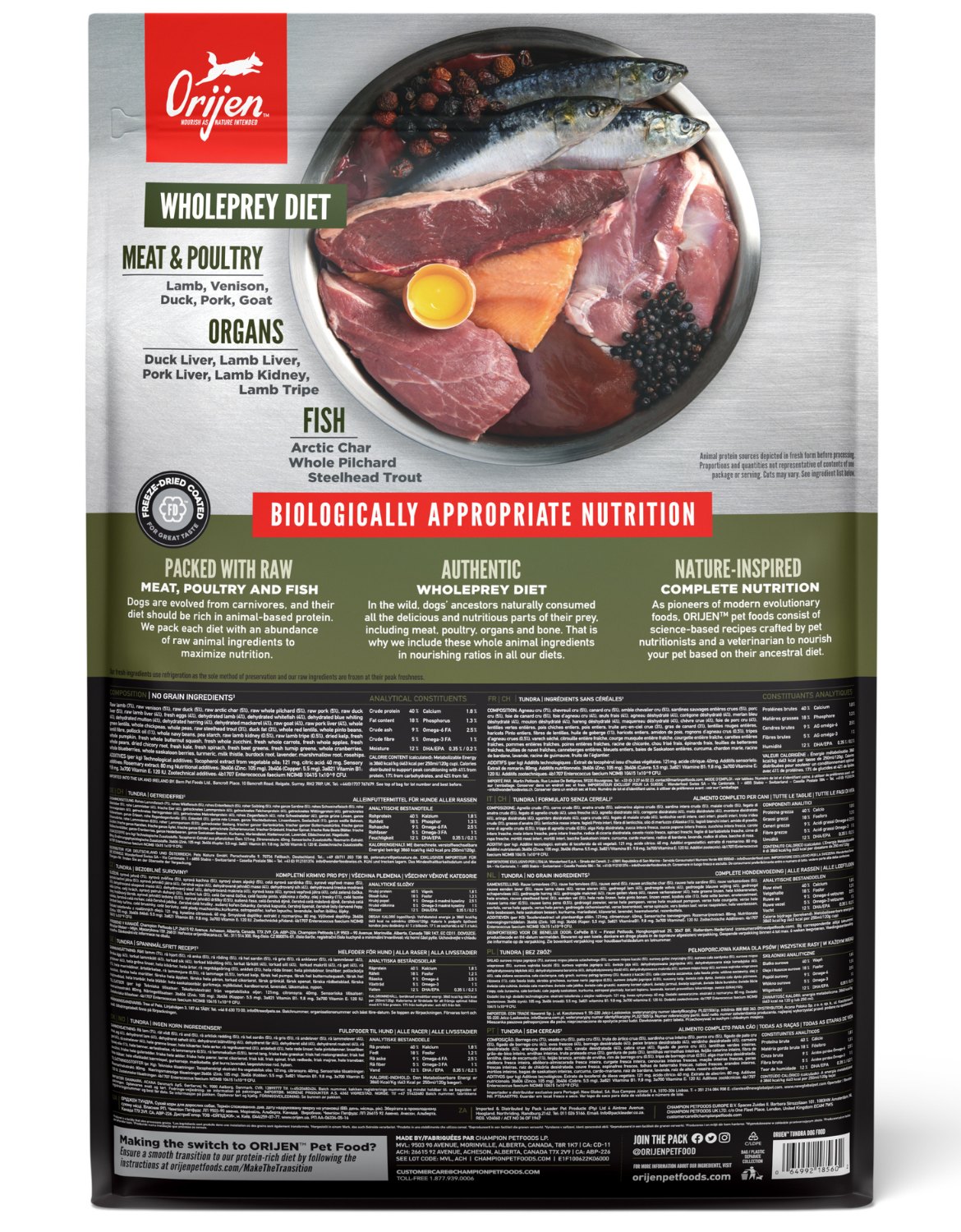 Orijen Dog 2kg Tundra Dry Dog Food image 2