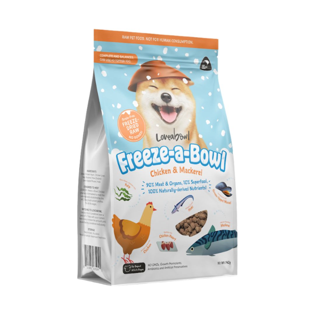 Loveabowl Dog Freeze A Bowl Chicken & Mackerel Dry Dog Food image 3