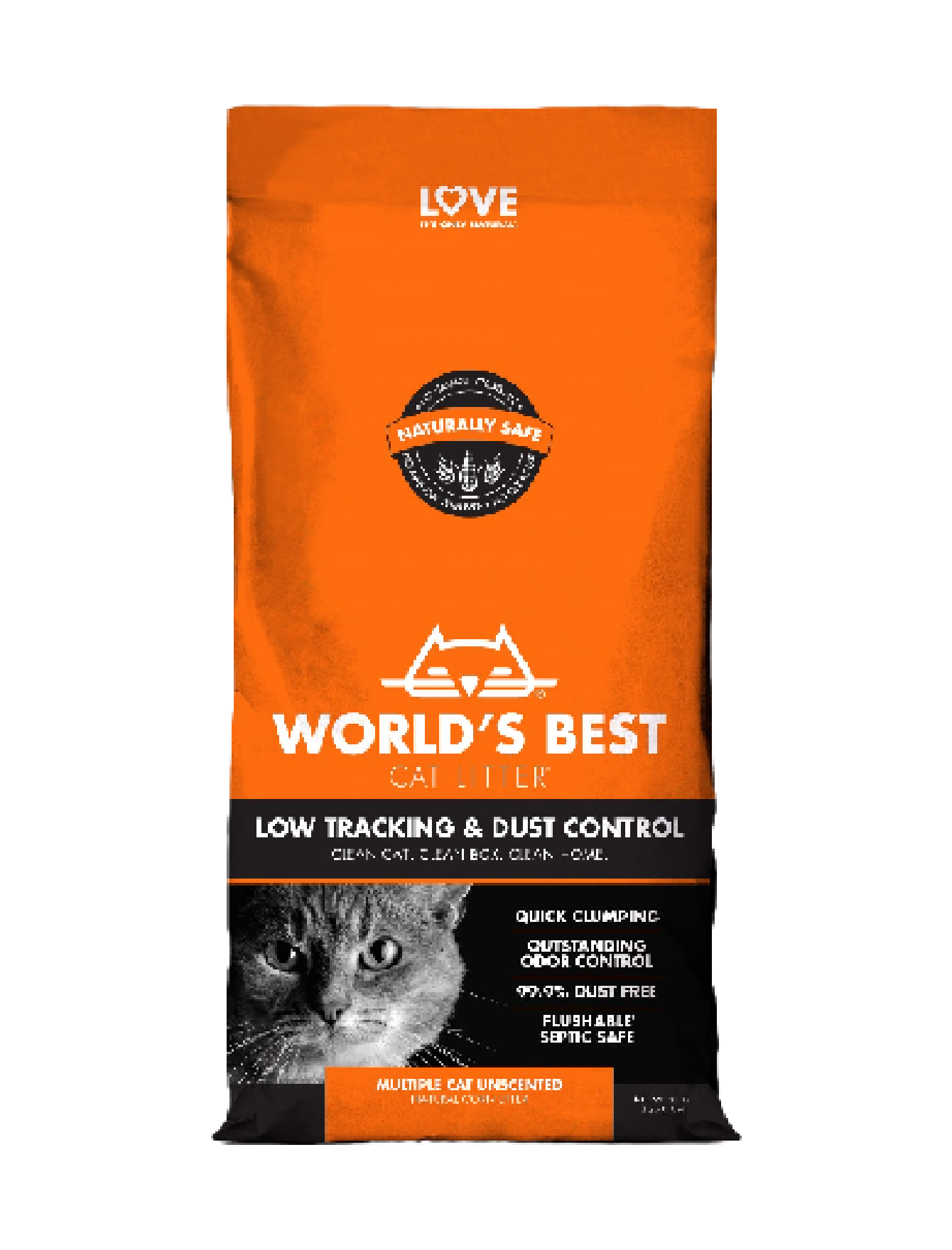 WORLD'S BEST CAT LITTER 15lb/6.8kg Low Tracking Cat Litter image 5