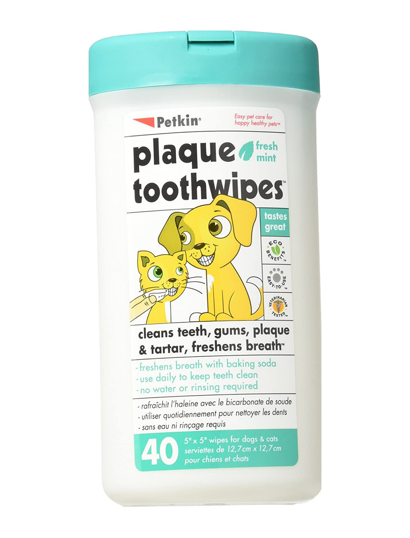 Petkin Toothwipes For Pet 40ct image 2