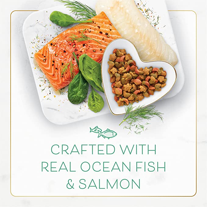 Fancy Feast Cat 454g Gourmet Gold Ocean Fish & Salmon Dry Cat Food image 5