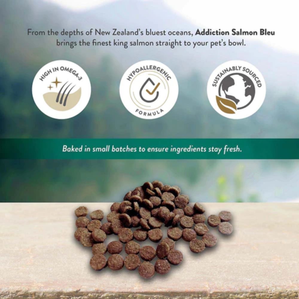 Addiction Cat 1.8kg Grain Free Salmon Bleu Dry Cat Food image 2