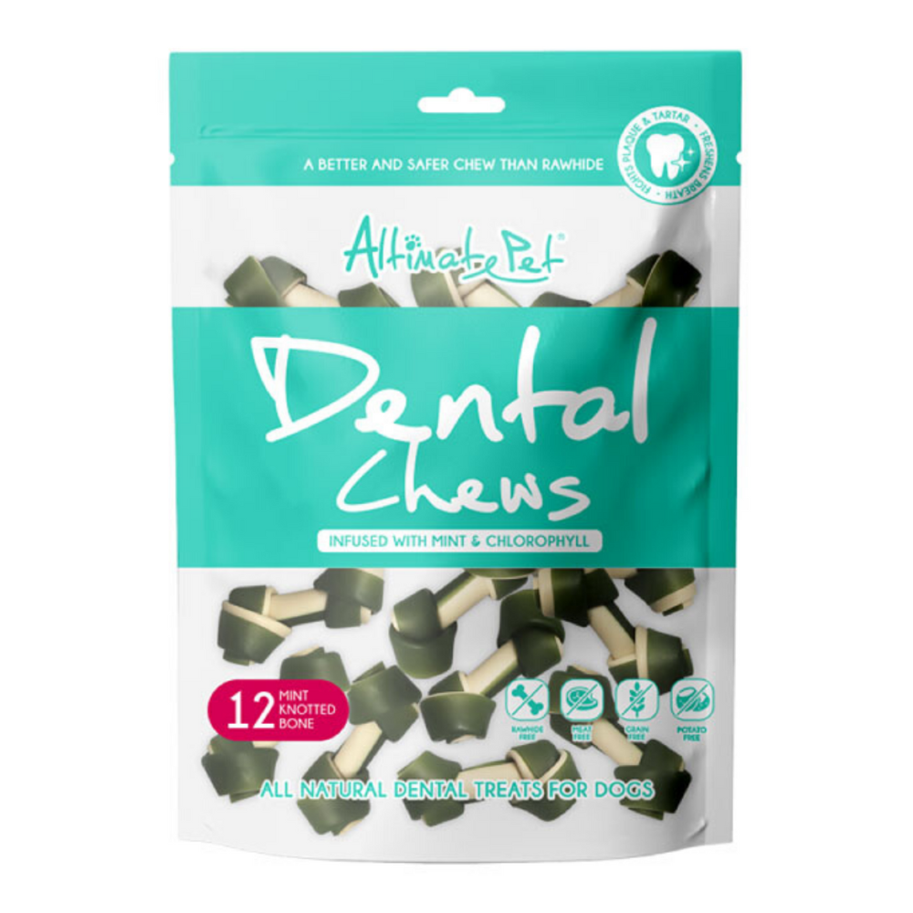 Altimate Pet Dental Chews Mint Knotted Bone 150g (12pcs) (EXP: 18 Dec 2026) image 2