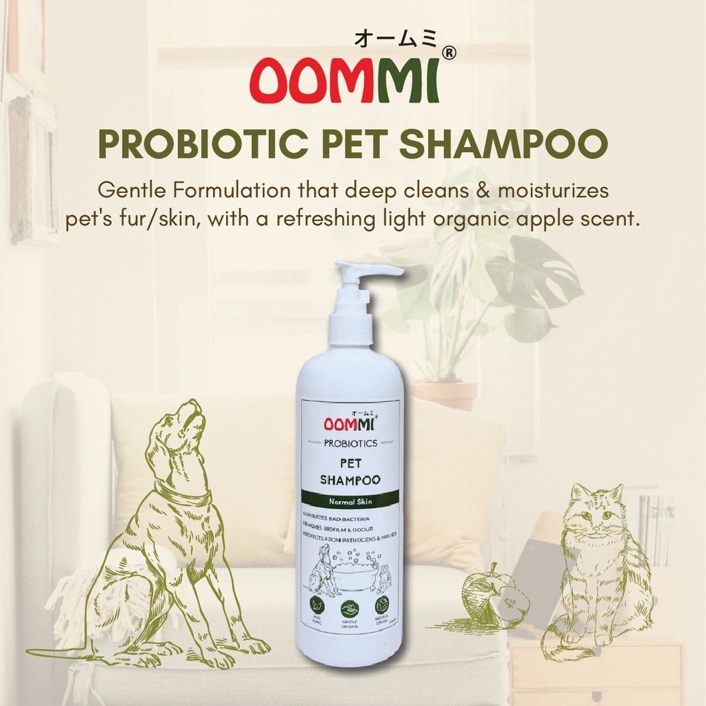 OOMMI 500ml Probiotics Pet Shampoo for Normal Skin image 4