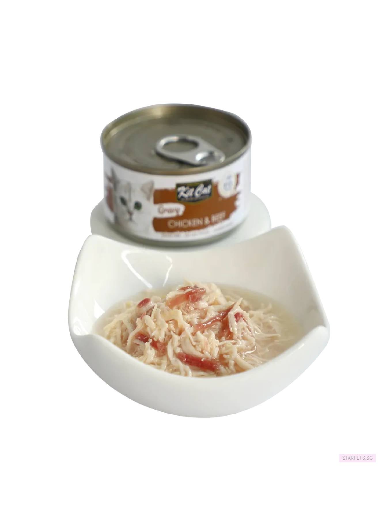 Kit Cat 70g Gravy Canned Chicken & Beef Wet Cat Food (EXP: 09 Apr 2028) image 4