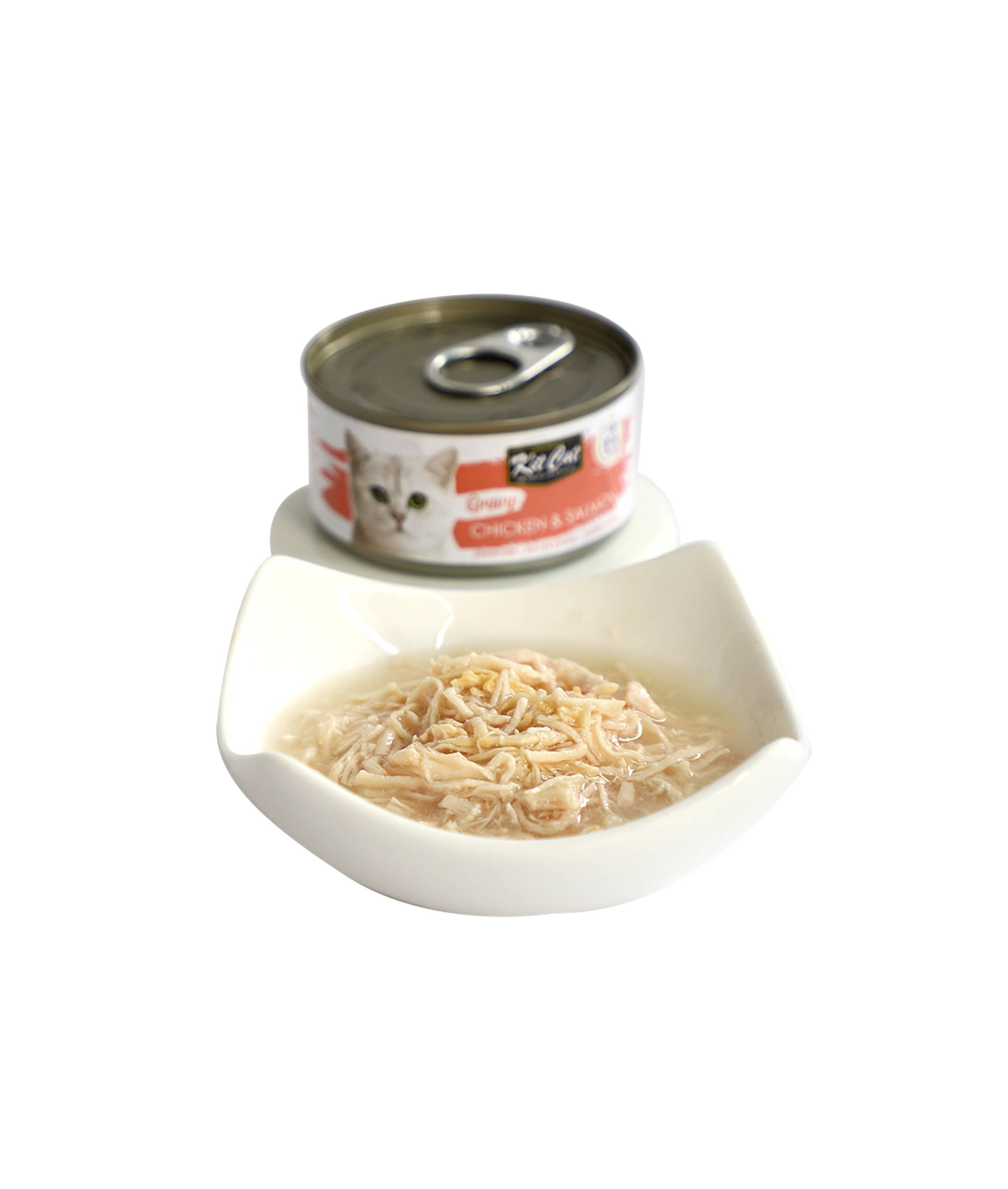 Kit Cat 70g Gravy Canned Chicken & Salmon Wet Cat Food image 5