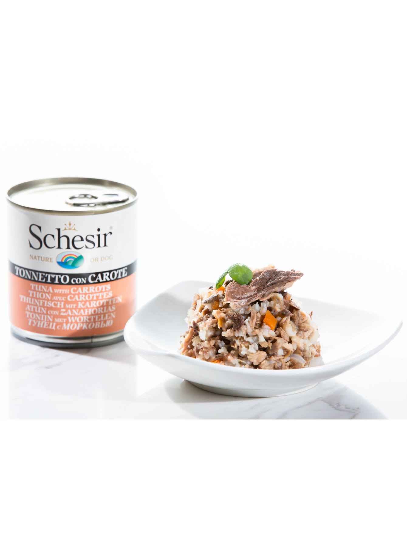 Schesir Dog 285g Tuna with Carrots Wet Dog Food image 2