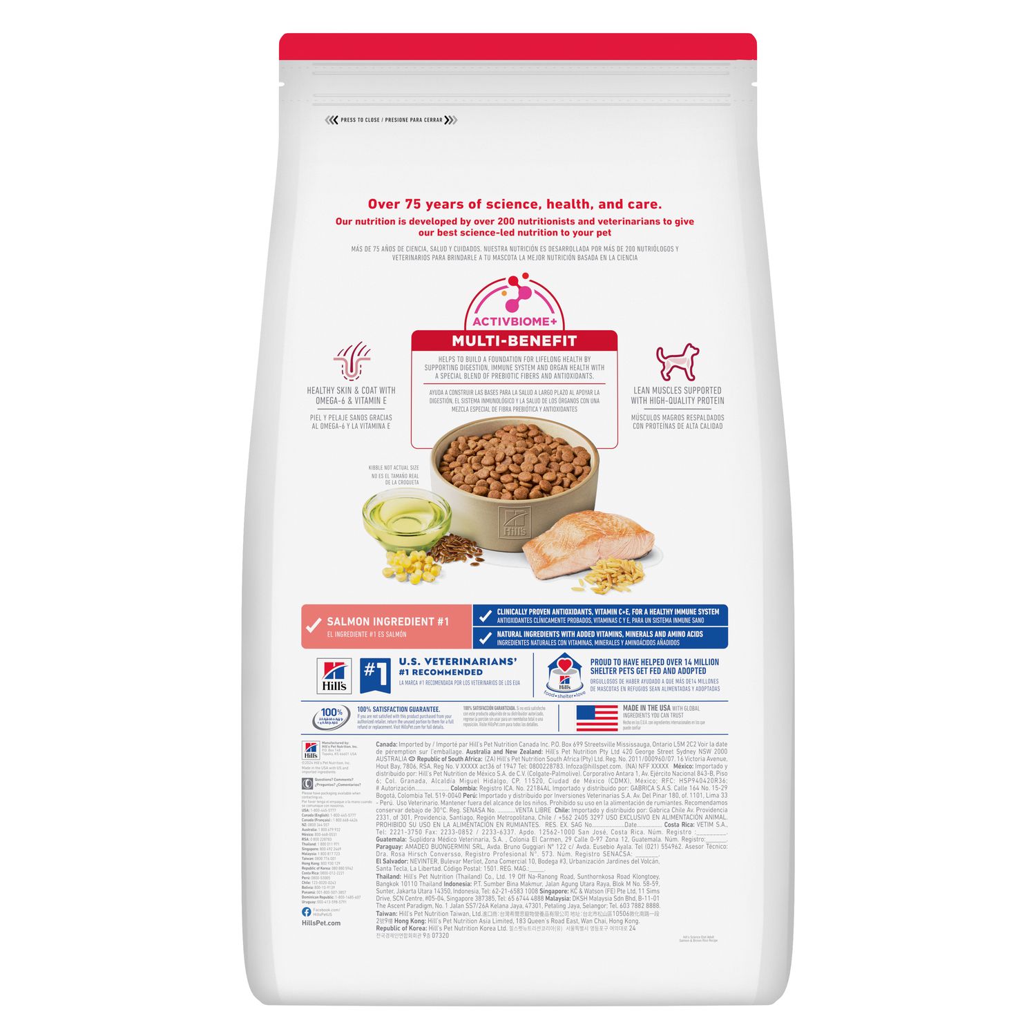 Hill's Science Diet Canine Adult Salmon & Brown Rice Recipe 2kg Dry Dog Food image 7