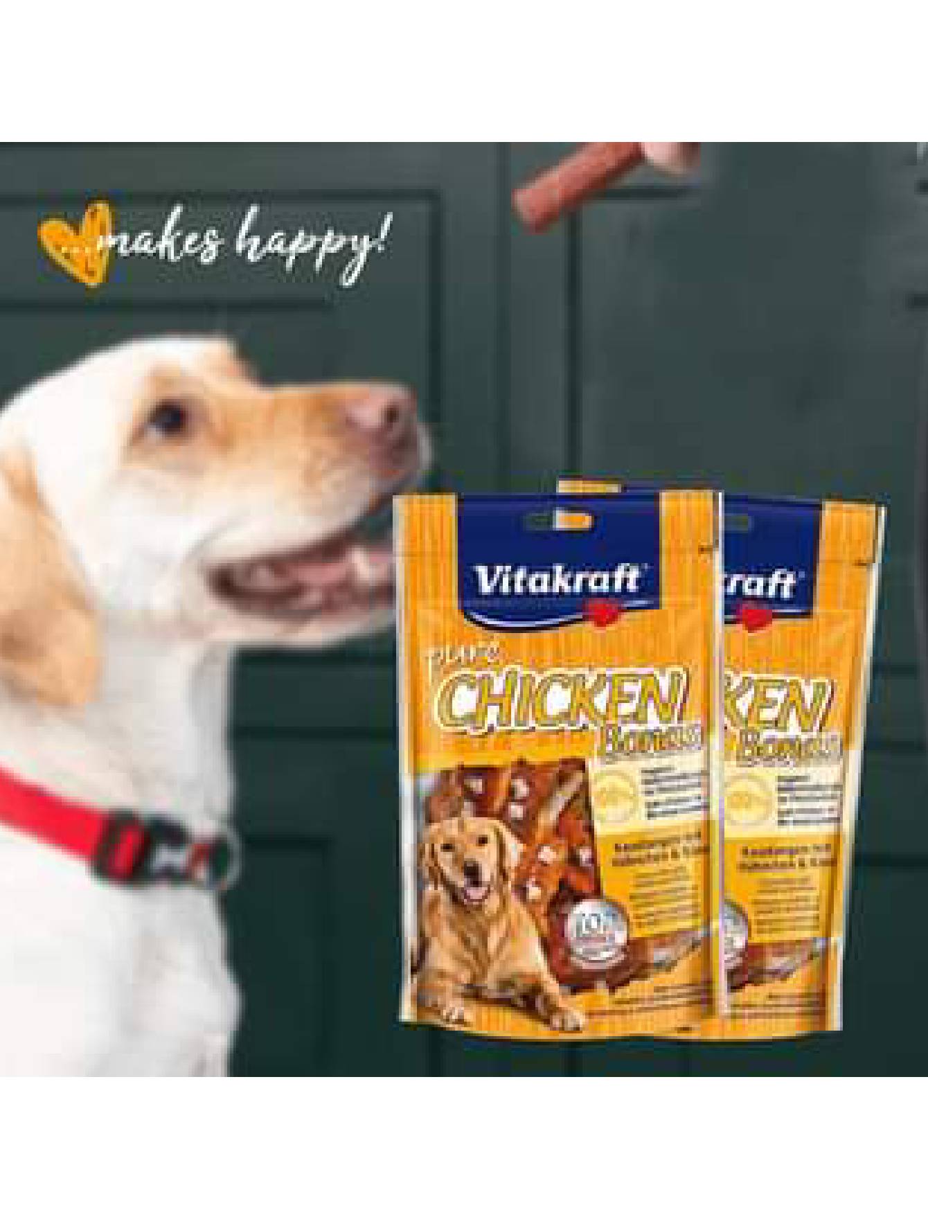 Vitakraft Dog 80g Chicken Bonas Dog Treats image 4