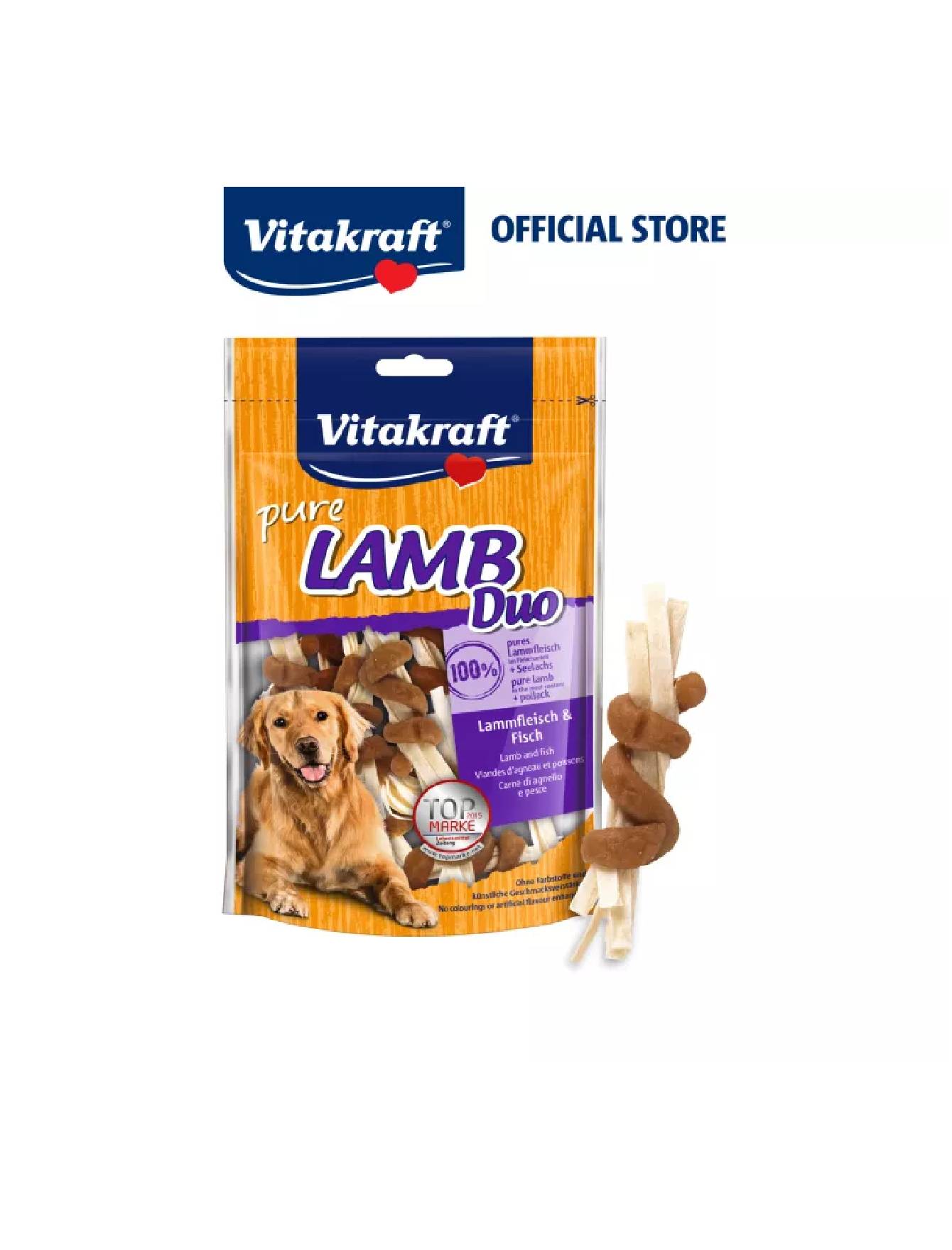 Vitakraft Dog 80g Duo Lamb & Fish Dog Treats image 2