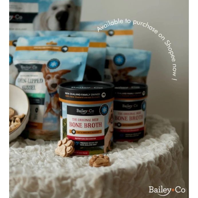 Bailey+Co 65g Dissolvable Gut & Immunity Support Original Bone Broth for Dogs & Cats image 3