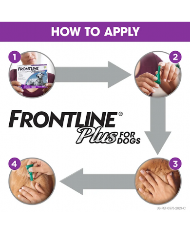 Frontline Plus Dog Spot On Large 2.68mlx3 Pipette image 5