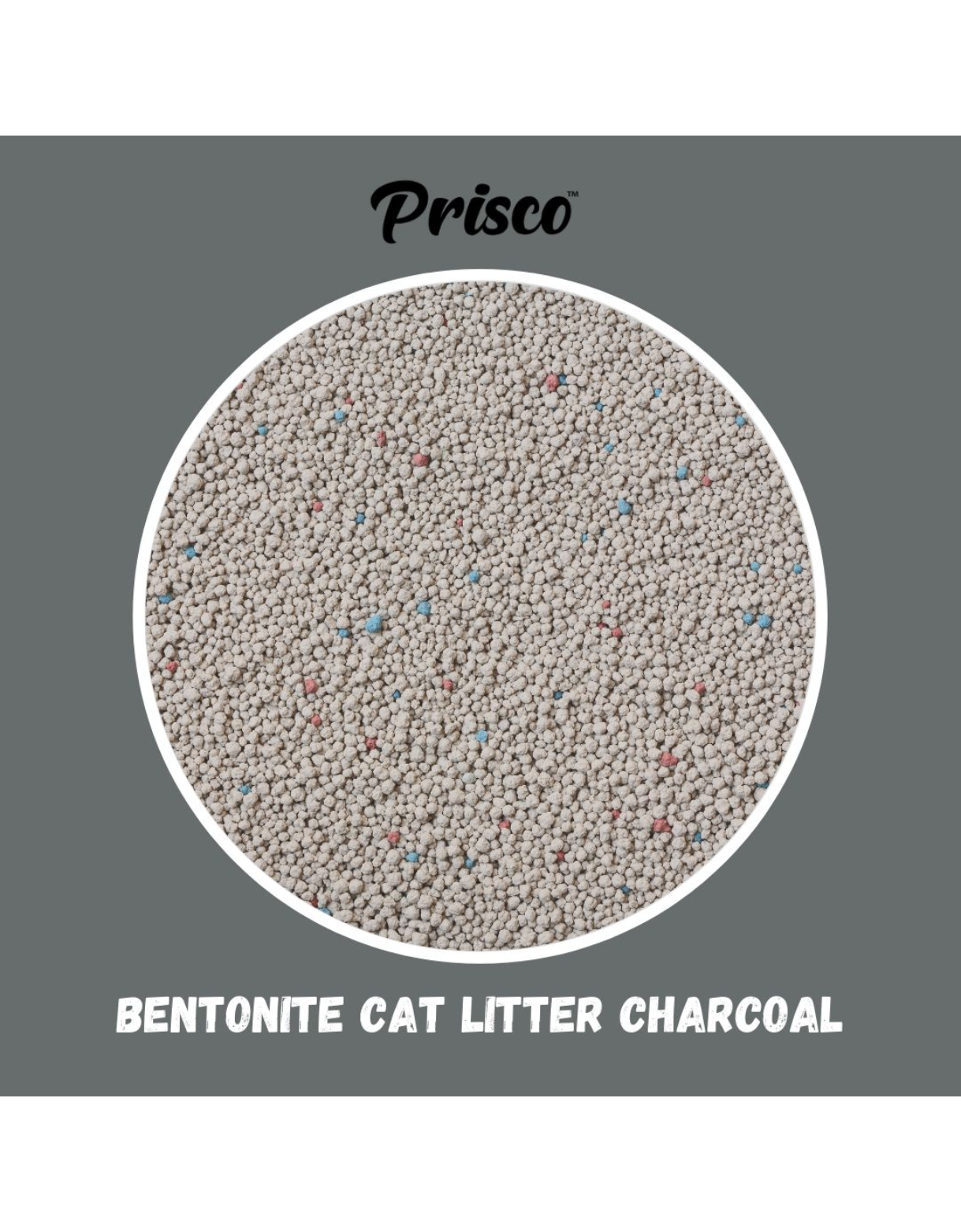 Prisco Bentonite Cat Litter 10L Charcoal image 2