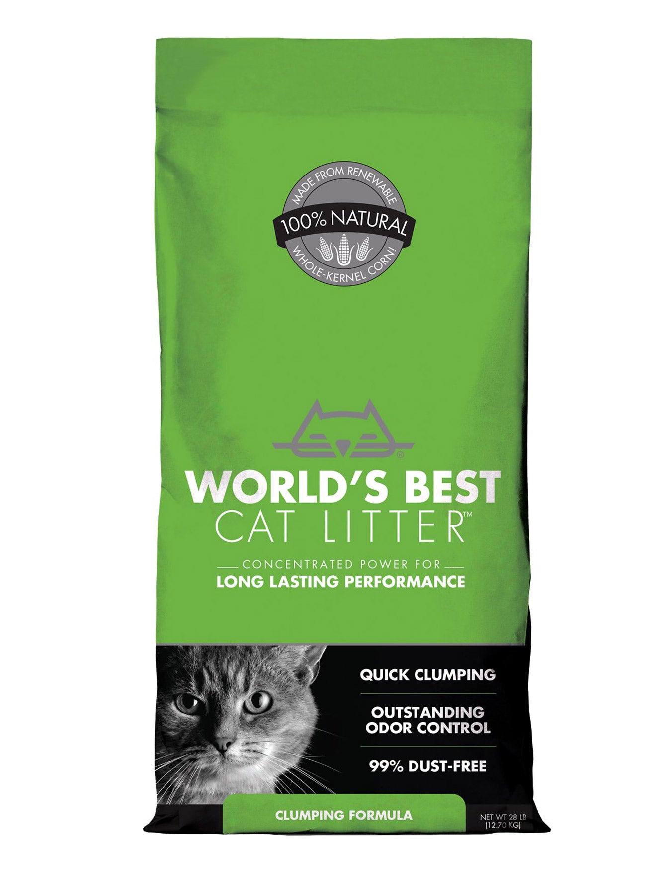 WORLD'S BEST CAT LITTER 7lb/3.18kg Clumping Formula Cat Litter image 3