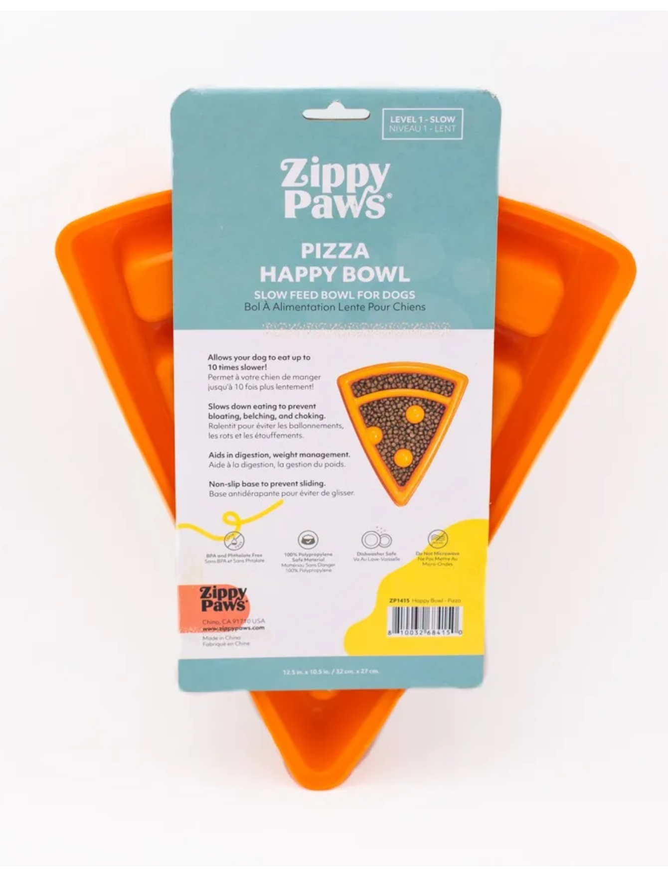 Zippypaws Happy Bowls - Pizza image 3