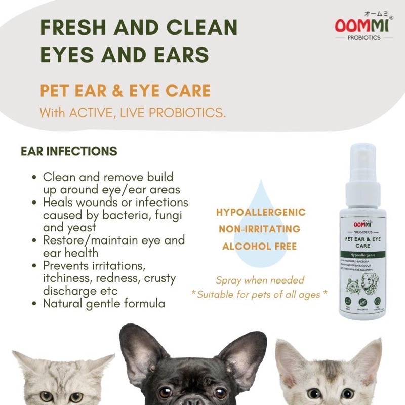 OOMMI 60ml Probiotics Ear & Eye Care image 4