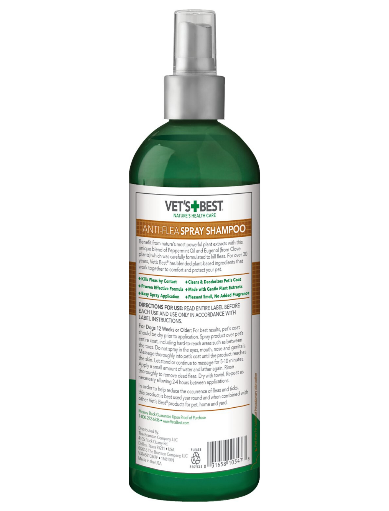 Vet's Best Anti-Flea Spray Shampoo for Dogs 470ml image 2
