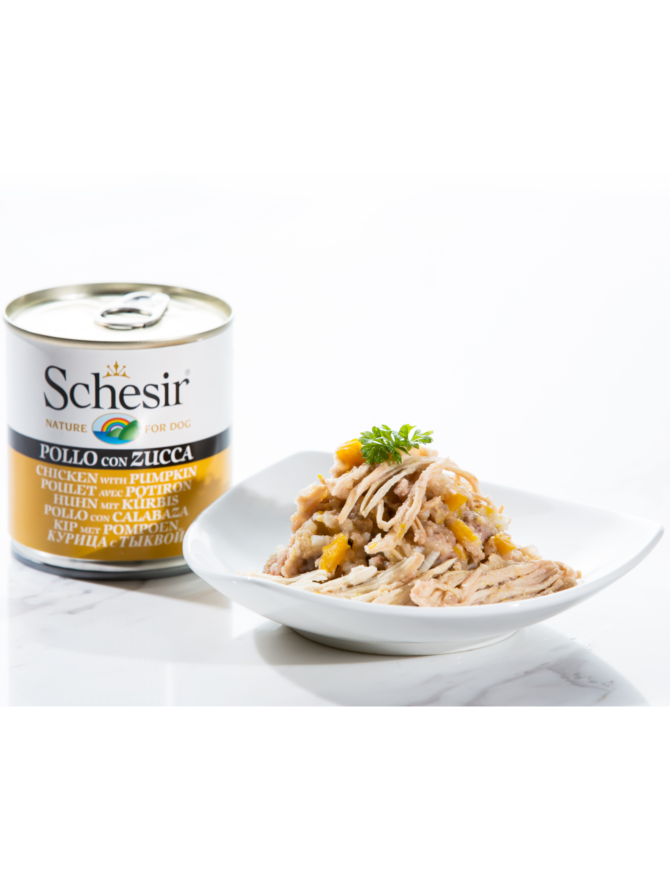 Schesir Dog 285g Chicken with Pumpkin Wet Dog Food image 2
