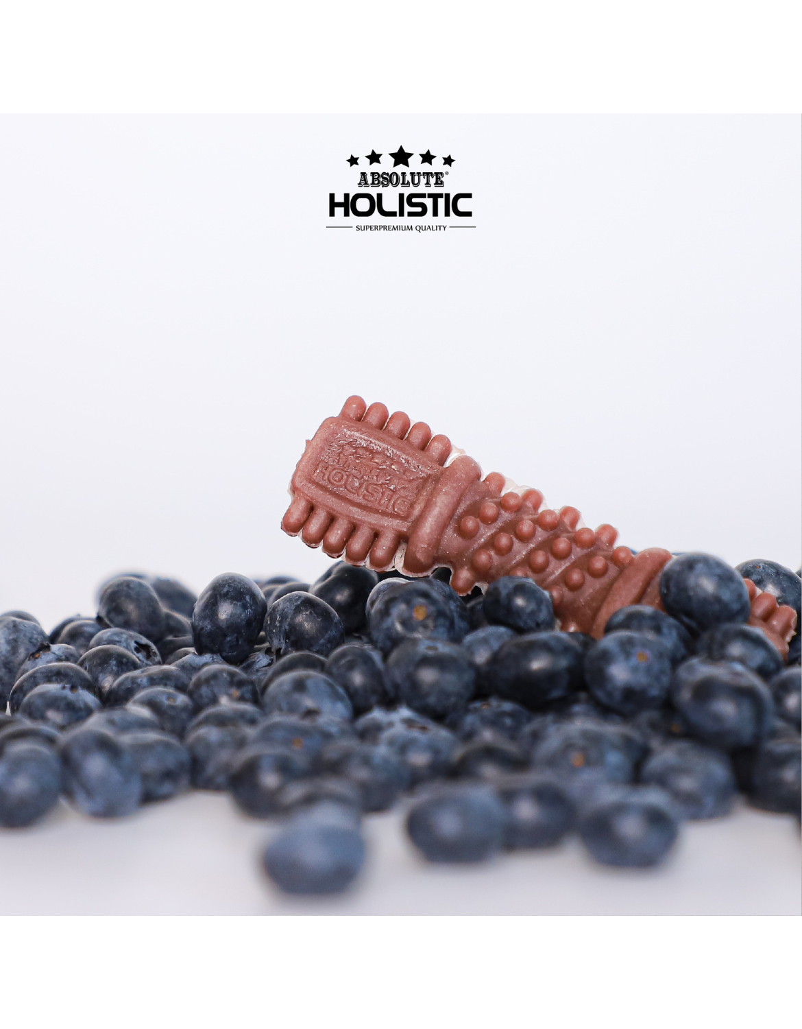 Absolute Holistic Dog 4'' (25g) Dental Chew Boost Blueberry Dog Treat image 6