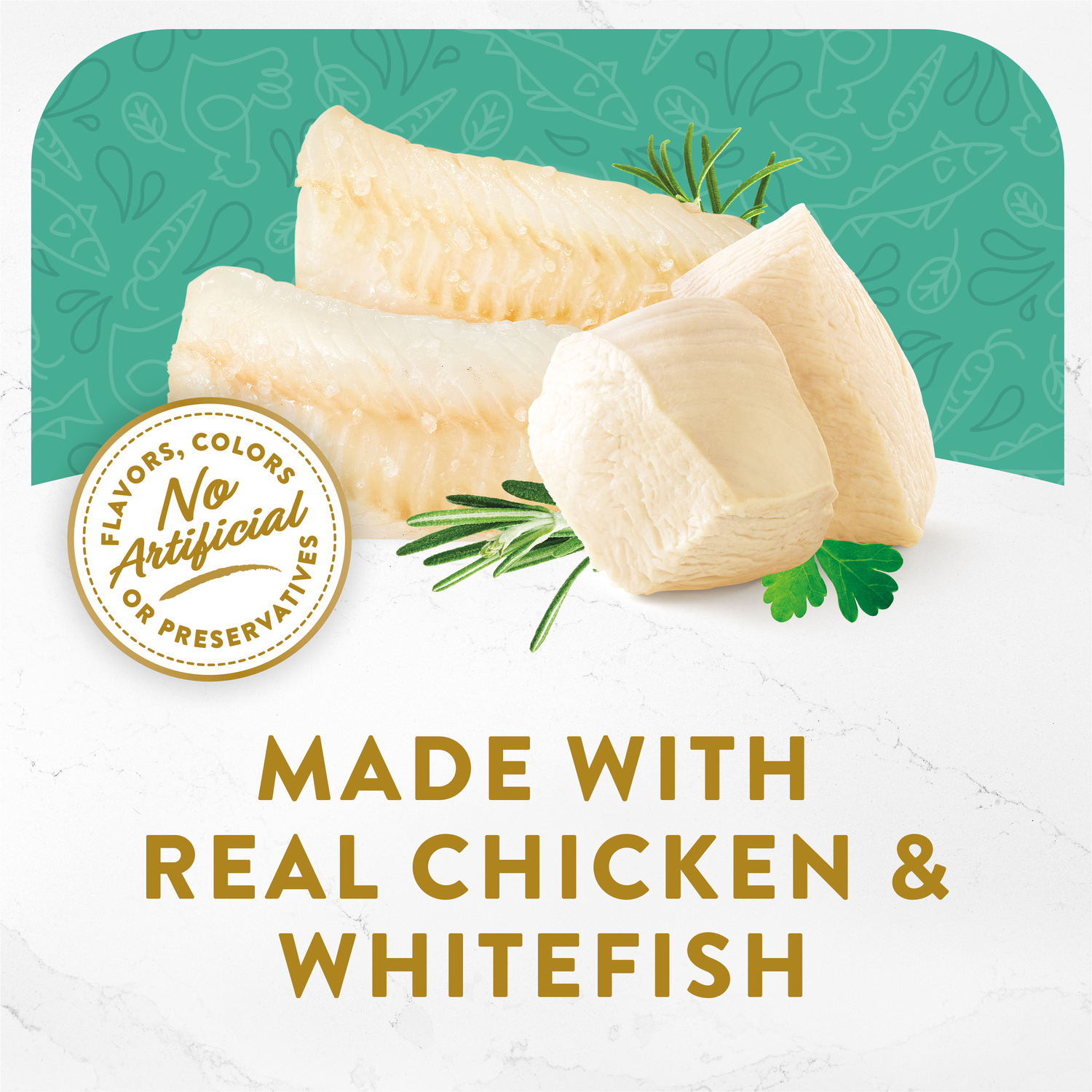 Fancy Feast Cat 40g Broths Classic Chicken, Vegetables & Whitefish Wet Cat Food image 4