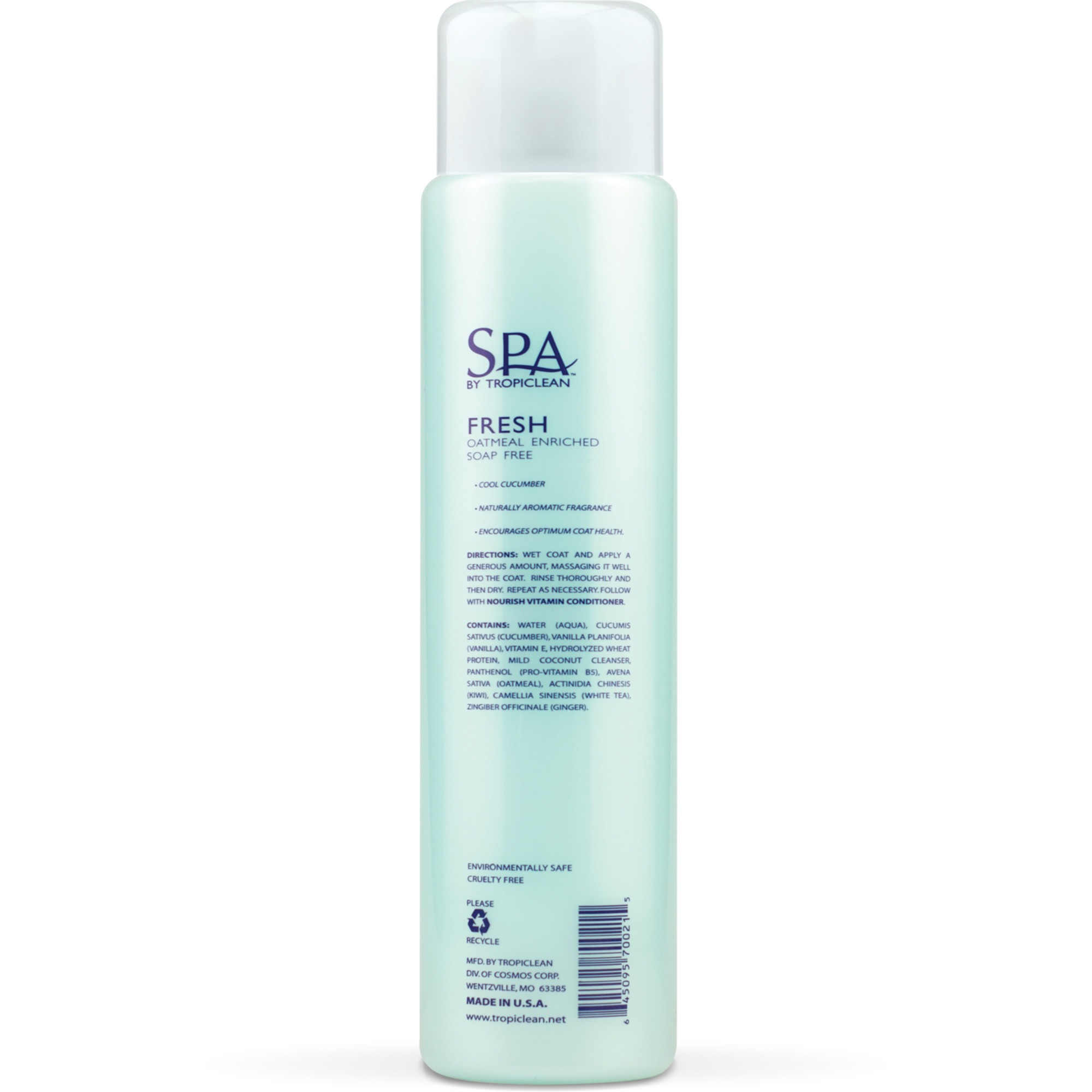 Tropiclean SPA Lavish 16oz (473ml) FRESH Pet Shampoo image 2