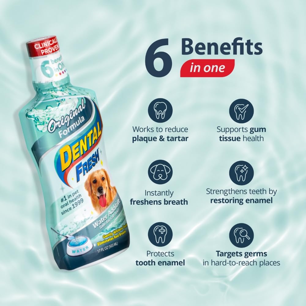 Dental Fresh Water Additive Original Formula For Dogs 236ml image 2