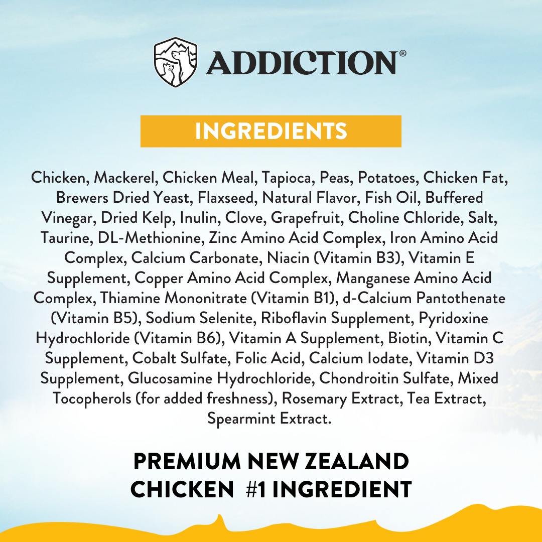 Addiction Cat 1.8kg Chicken Supreme Senior Cat Complete & Balanced, Urinary Health Dry Cat Food image 5