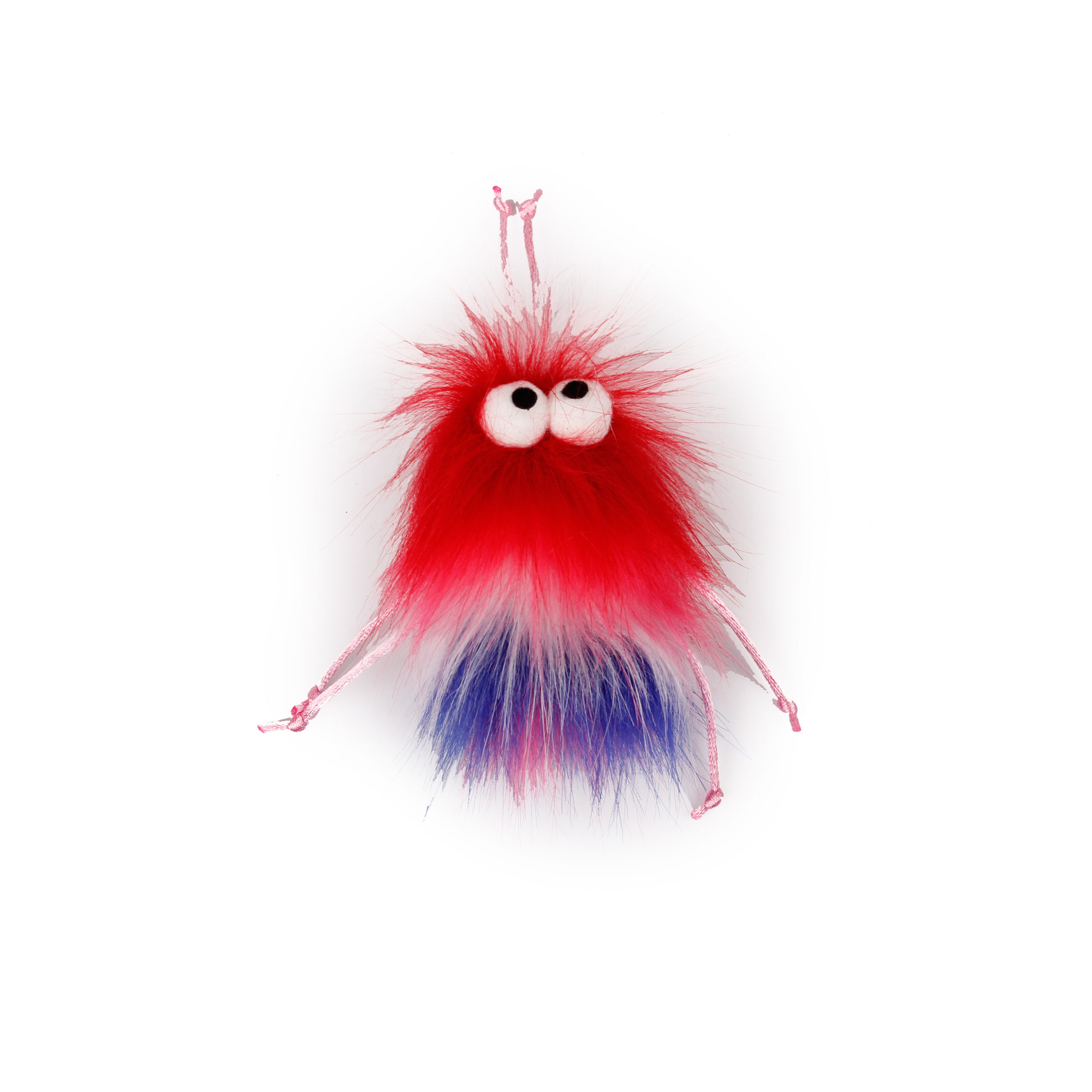 AFP Furry Ball Fluffer Red Cat Toy image 3