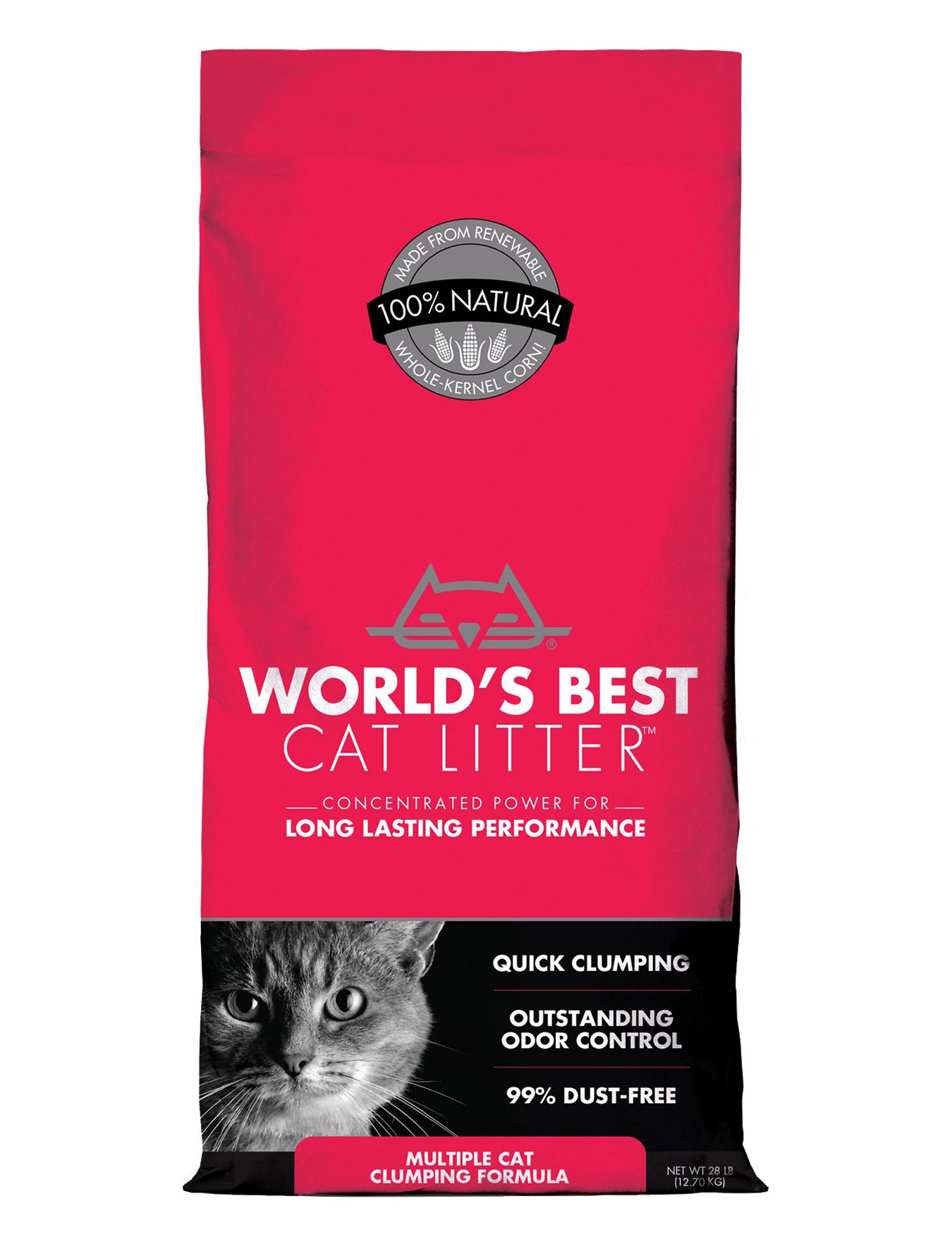 WORLD'S BEST CAT LITTER 14lb/6.35kg Multiple Cat Formula Cat Litter image 5