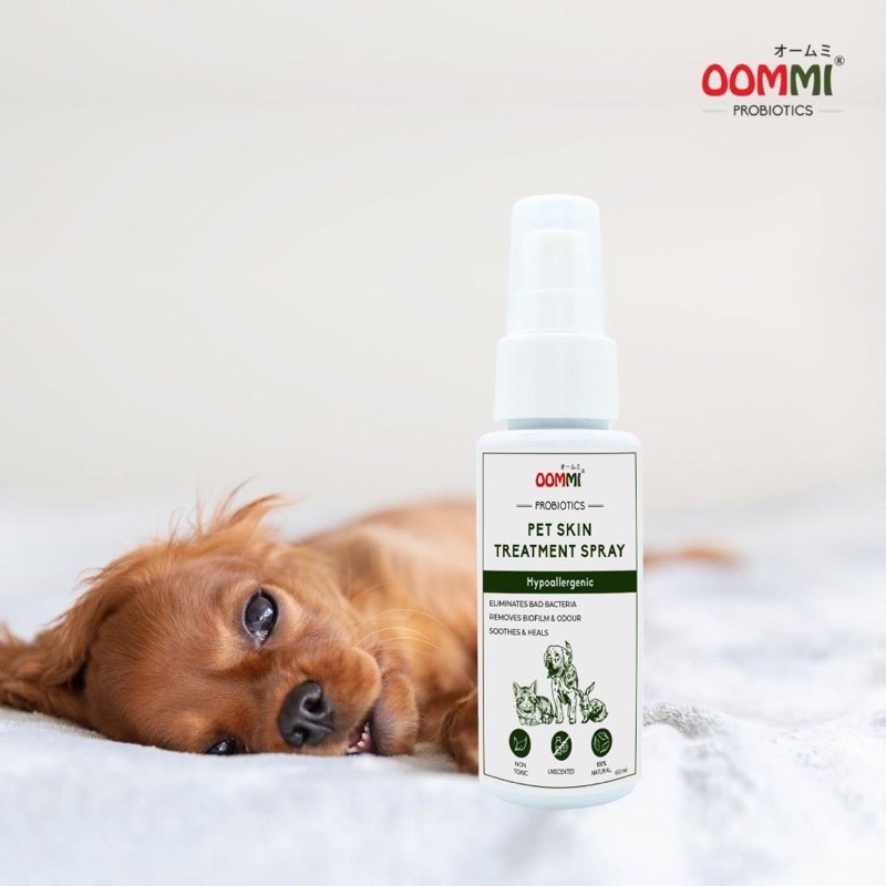 OOMMI 60ml Probiotics Pet Skin Treatment Spray image 2