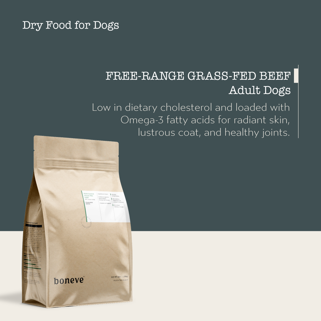 Boneve Earthmade Dog 0.66lbs (300g) Free Range Grass-Fed Beef Grain Free Dry Dog Food image 8