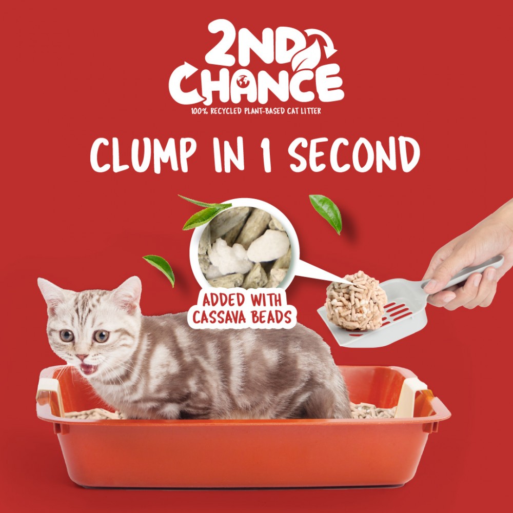 Kit Cat 2ND Chance 7L Black Tea Leaves Cat Litter image 3