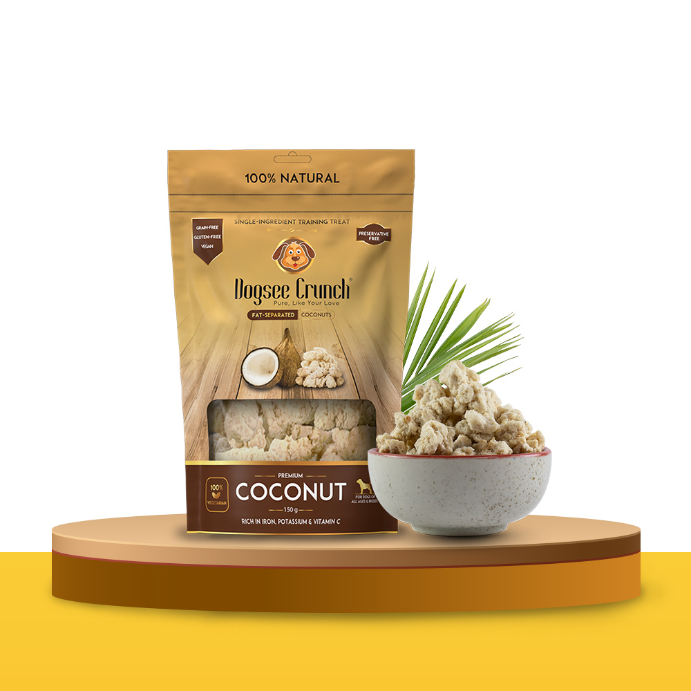 Dogsee Crunch Freeze Dried Coconut 50g Dog Treats image 2
