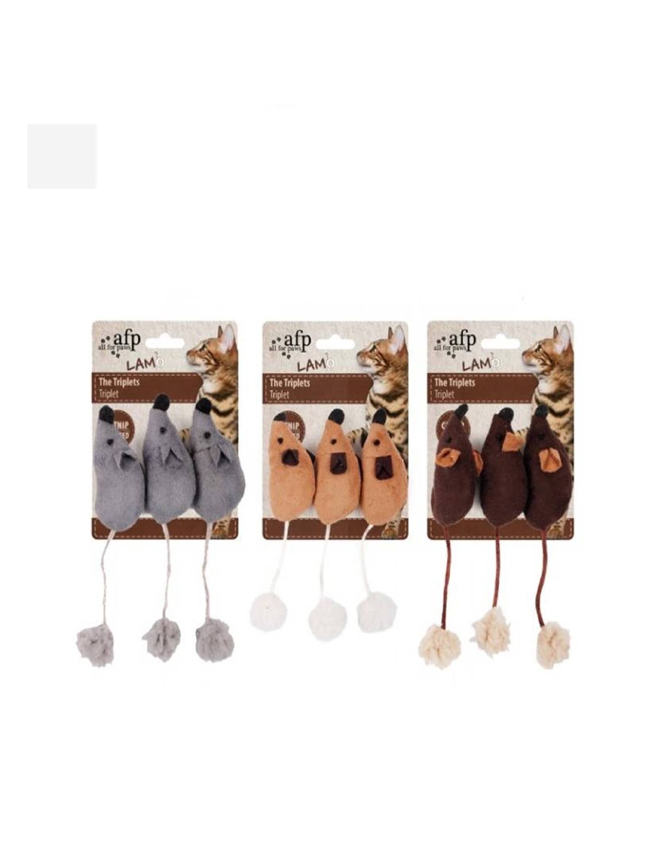 AFP Lambswool The Triplets Mouse Grey image 5