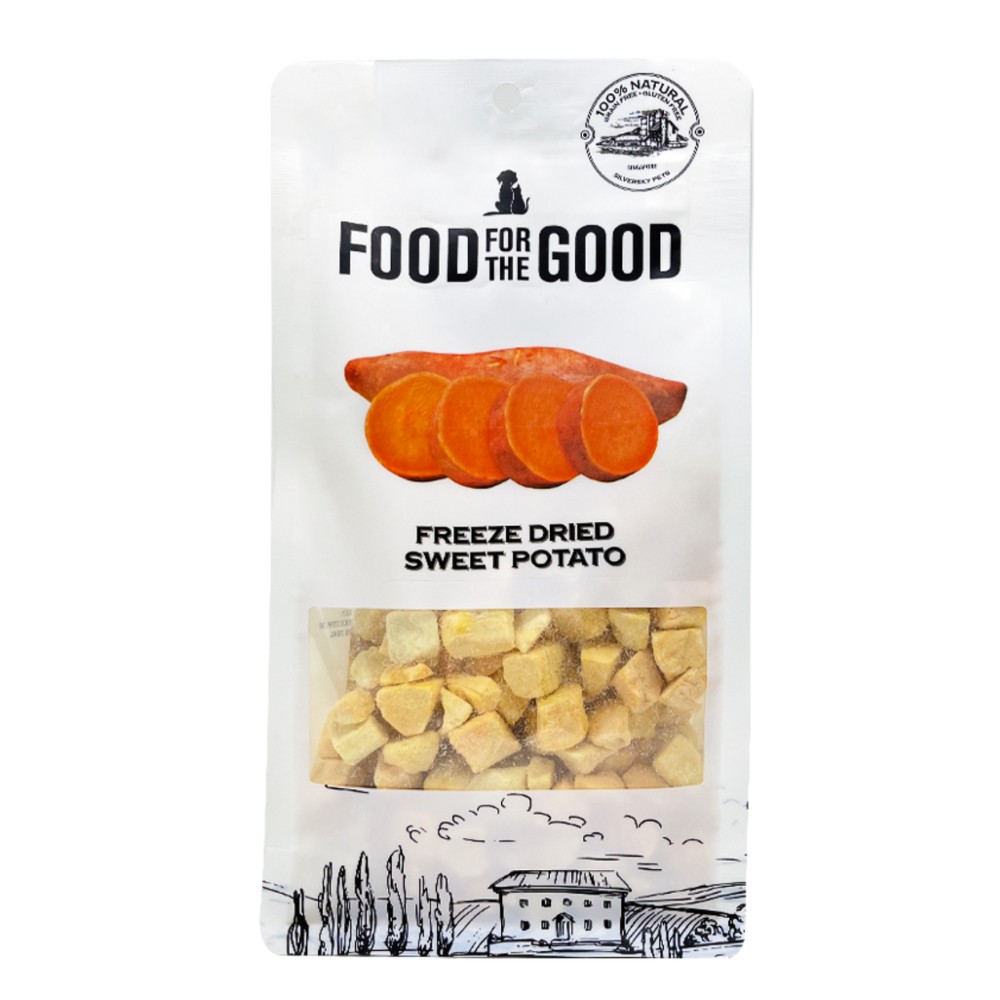 Food For The Good Freeze Dried 100g Orange Sweet Potato Dog & Cat Treats image 2