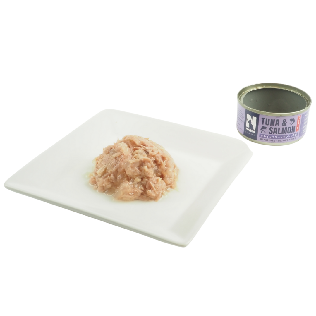 NAMA Cat 80g Deboned Tuna & Salmon Canned Wet Cat Food image 2