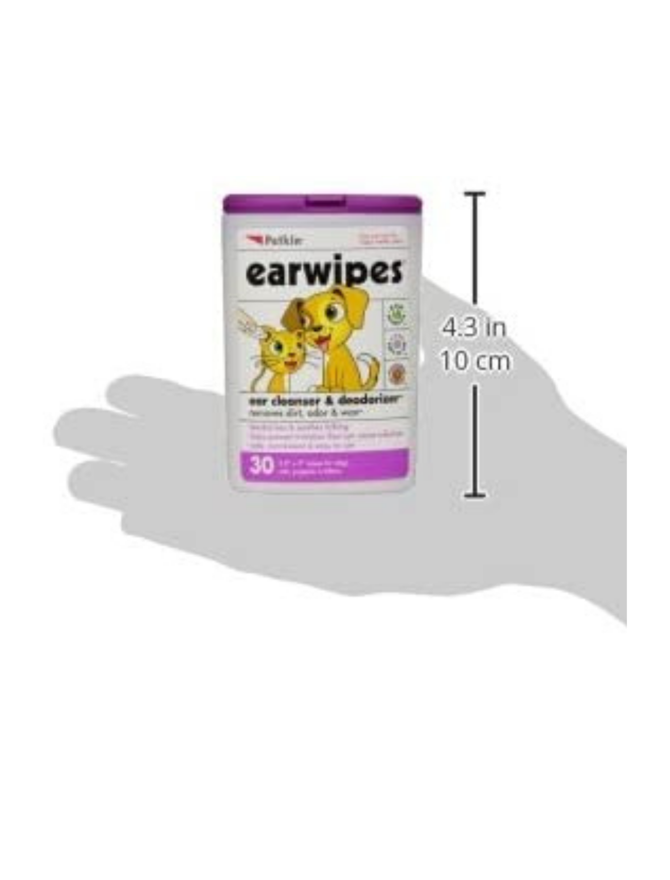 Petkin Ear Wipes For Pet 30ct 118ml image 4
