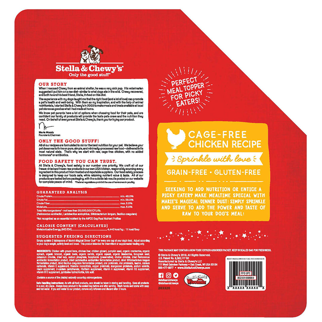 Stella & Chewy's Magical Dinner Dust 7oz (198g) Chicken Dog Food Topper image 2